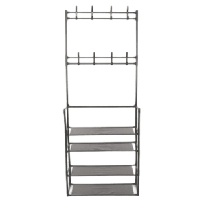 Simple Floor Clothes Rack - Black