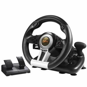 USB Racing Gaming Steering Wheel And Gear,  Pedal Set - PXN-V3 pro