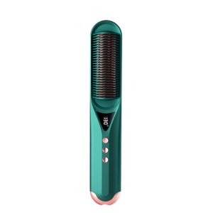 Hair Straightening Hot Comb - Green