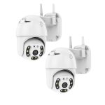 2 Pack 5K HD Smart Home Wifi IP Security Camera