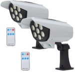 2 Pack Solar Wall Lights with Motion Sensor Outdoor Security Lights