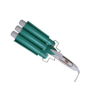3 Barrels Professional Hair Curler - Green