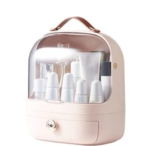 Large Capacity Cosmetic Storage Case With Drawer