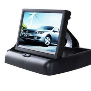 2 Channel 4.3 " Foldable LCD Rearview Car Monitor