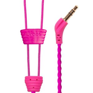 Wraps Wristband Headphone - Pink
