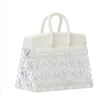 LED Acrylic Bedside Night Light Handbag Lamp