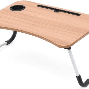 Smart Multifunctional Portable with Tablet and Cup Holder - Brown