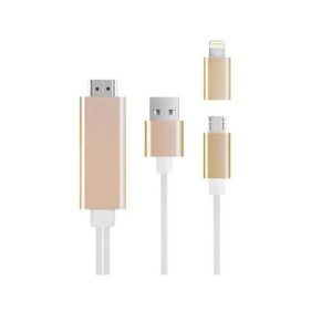 Smartphone to HDTV Adapter Cable - Gold