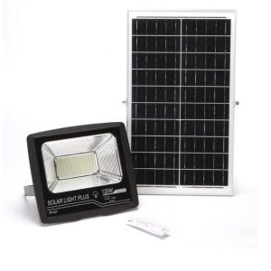 120W GDPLUS Solar Garden Outdoor Spotlight With Remote - GD-8120