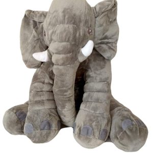 Grey Elephant Plush Toy/Pillow (35cm)