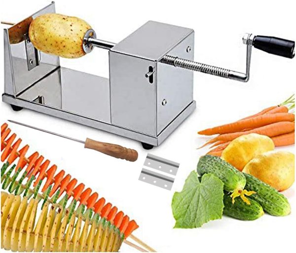 stainless steel potato slicer