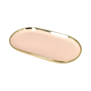 Pink Ceramic Serving Platter 30cm