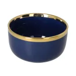 Blue Round Ceramic Cereal Bowl 12cm