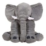 Elephant Plush Baby Pillow Toy - Grey