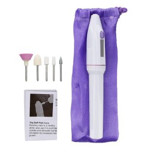 5 Bits Electric Nail File Drill Kit Tips Manicure F20-8-9