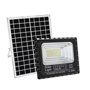 JD-8840L Solar Flood Light with Power Level Display - 60W