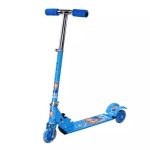 Push Scooter with LED Wheels - Blue Scooter