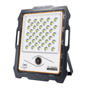100w Solar Light With Optics Lens Security Camera MJ-DW901