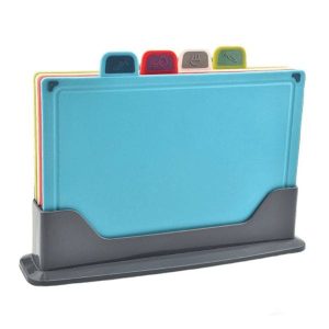 4 Piece Colored Chopping Board Set