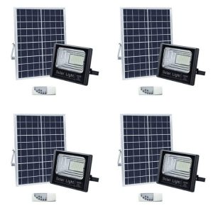 Solar Flood Light 100W Pack of 4