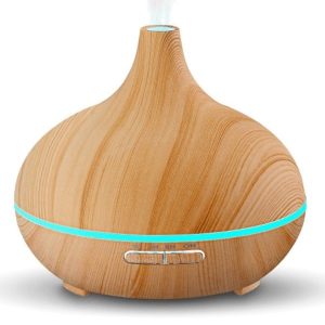 Ultrasonic Aroma Water Diffuser Air Humidifier Machine-Light Brown