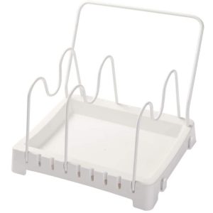 Adjustable Pots Lid Spoon Organizer