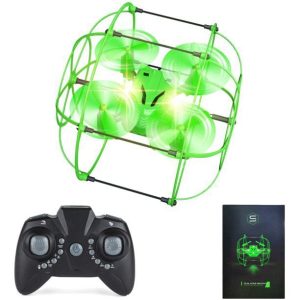 Four-Axis Dual Mode Ground and Flight Aircraft Drone - Green