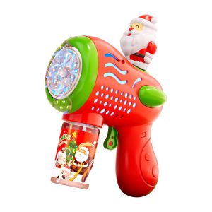 Colorful Christmas Bubble Gun