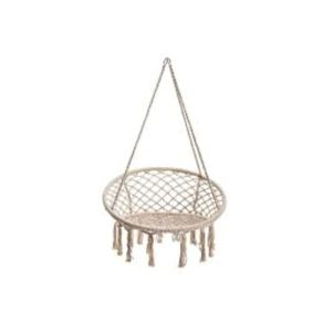 Cotton Macrame Hanging Chair - White