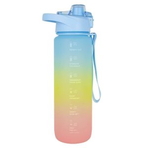 1100ml BPA Free Motivational Hydrating Water Bottle