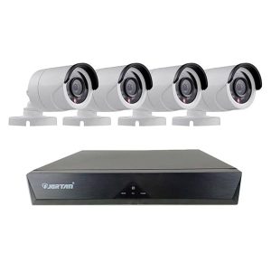 Jortan 4 Channel AHD 1080P CCTV Camera Surveillance with Kit