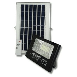 Jortan 100W IP66 Waterproof Solar Flood Light
