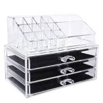 Cosmetic Make-Up Jewellery Acrylic Organizer - 3 Drawer