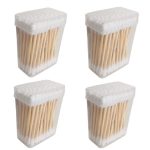 70pcs Cotton Bamboo Buds Pack of 4