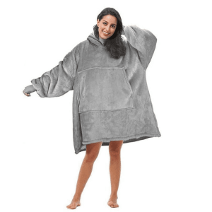 Oversized Plush Blanket Hoodies One Size Fits All