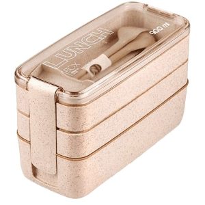 Bento Box 3 Layer Lunch Container - 900ml