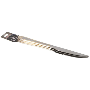 Silver and Gold Steak Knives 3Pcs