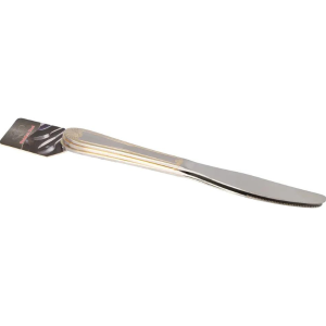 Silver and Gold Dinner Knives 3Pcs