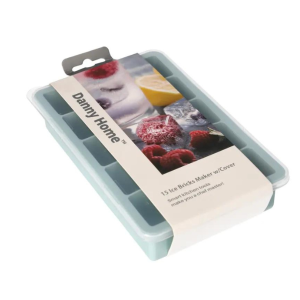 15 Square Ice Bricks Maker With Cover
