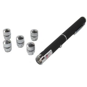 Portable 5 in 1 Green Laser Pointer Pen