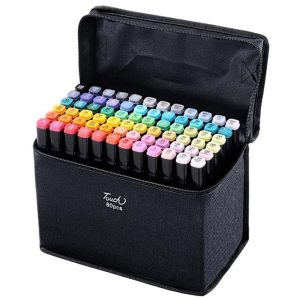 80-Colors Alcohol-Based Drawing And Sketching Markers