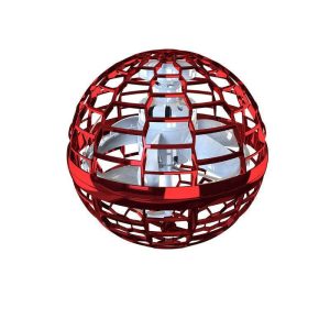Rechargeable Boomerang Hand Controlled Mini Ball Flying Spinner - Red