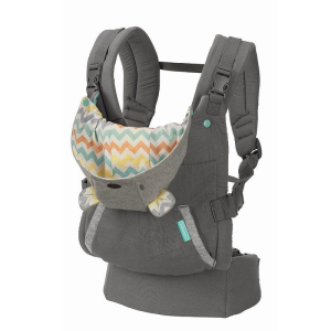 GB Infant Cuddle Up Ergonomic Hoodie Carrier, Grey