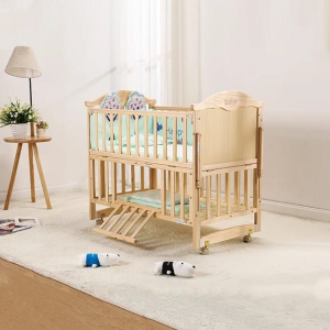 Multi-Purpose 4in1 Convertible Crib With Wheels