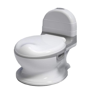 Baby To Toddler Potty Training Toilet Bowl Seat - Grey