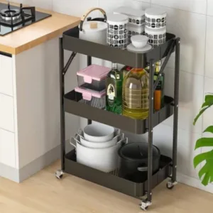 3 Tier Fruits & Vegetable Kitchen Trolley