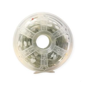 50M Warm White Frosted Heart Shaped 2835 LED String Lights