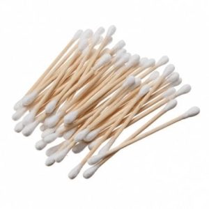 Double Sided Wood Stick Cotton Buds 120pcs
