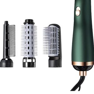 4 in 1 Hot Air Hair Brush Straightener And Curler