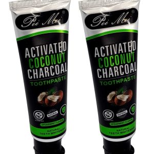 Activated Coconut Charcoal Toothpaste - Pack of 2